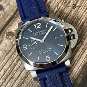 Panerai Luminor Marina 1950 3 Days Steel 44mm Blue Dial – PAM01313 PAM 1313 PAM1313 – NEW Full Set!