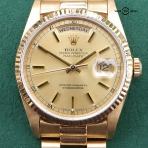 Rolex President Day-Date 18238 36mm 18K Yellow Gold SERVICED!