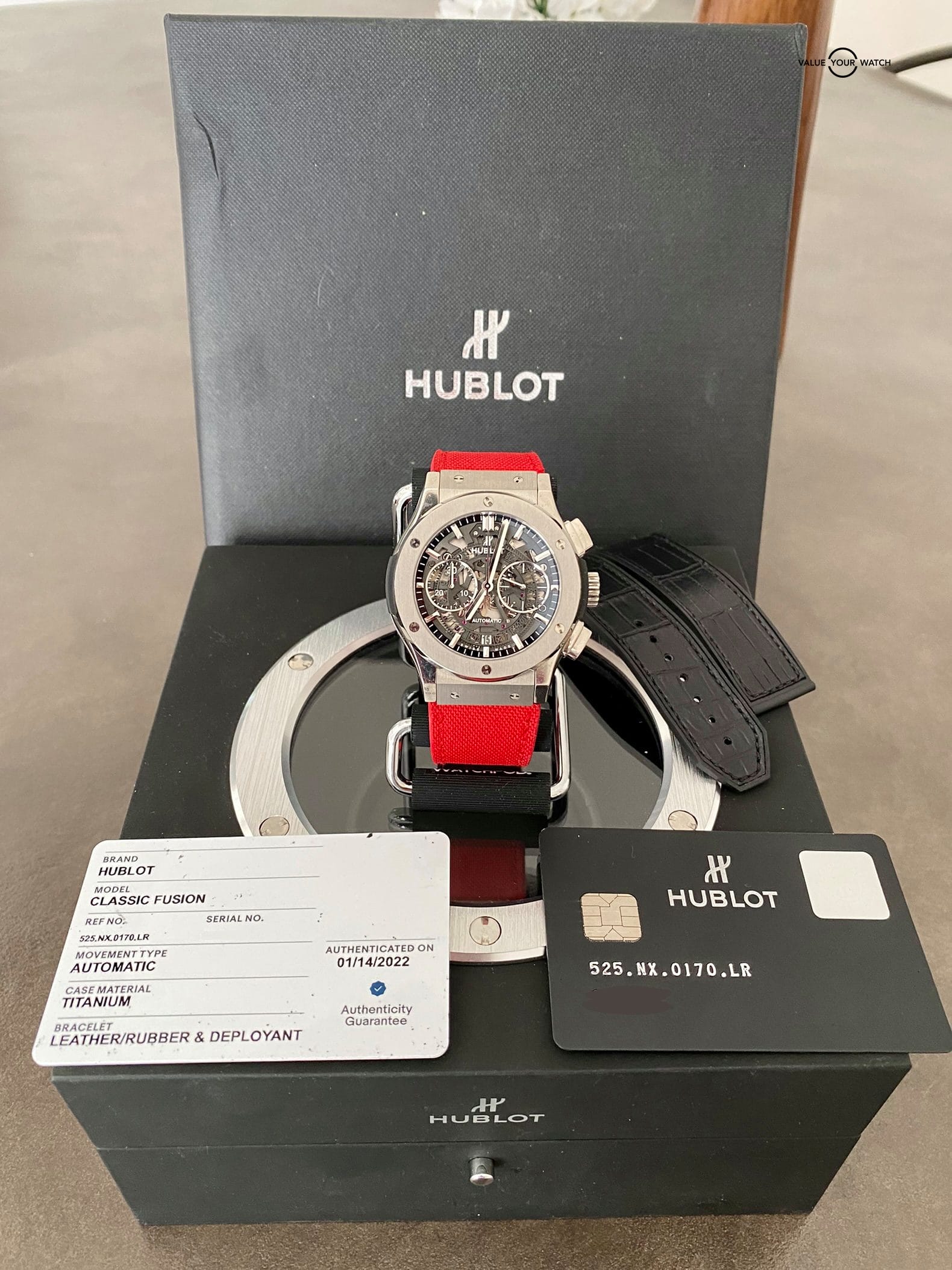 Hublot Classic Fusion Titanium Aerofusion Skeleton Dial 45mm - Image 2