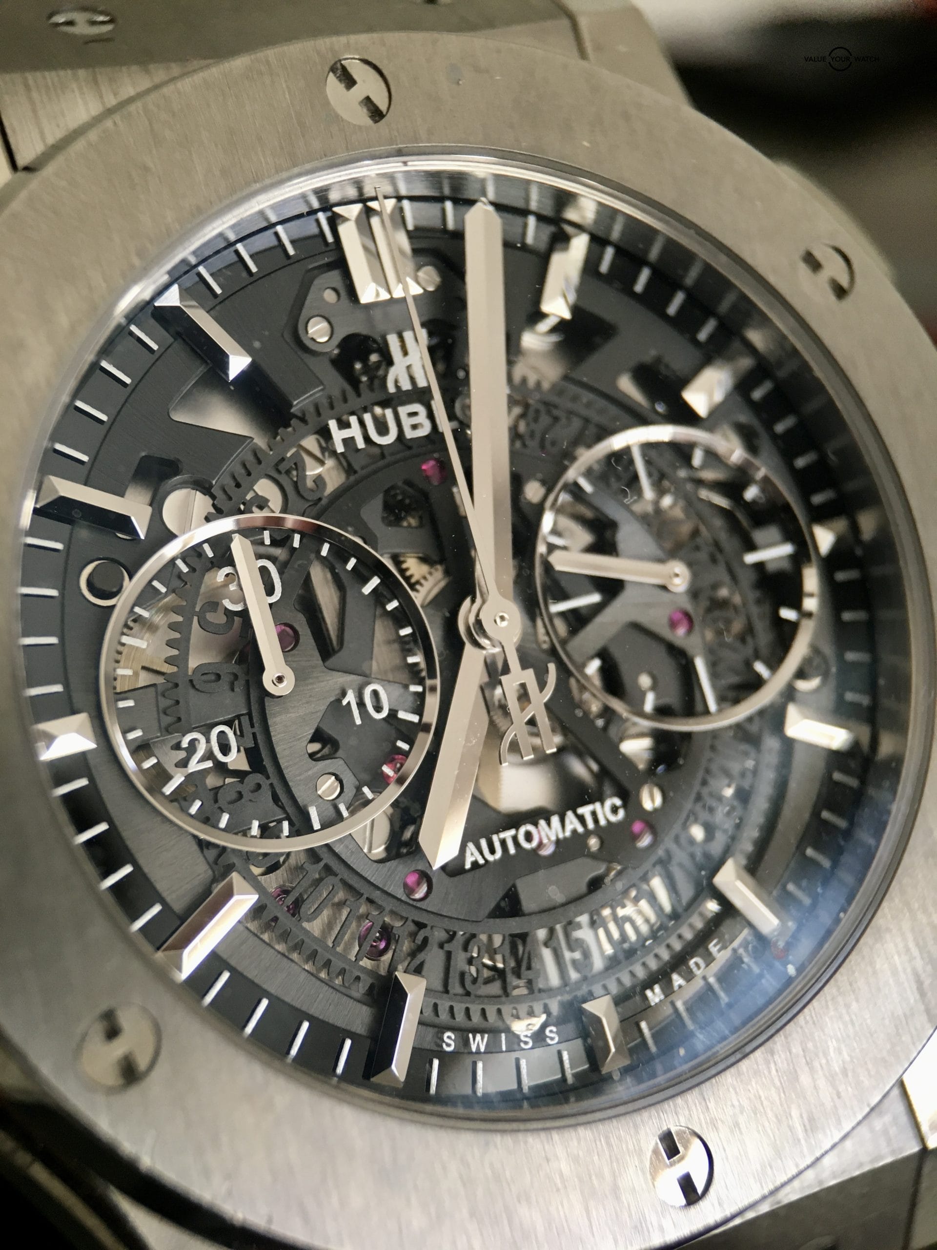 Hublot Classic Fusion Titanium Aerofusion Skeleton Dial 45mm - Image 6