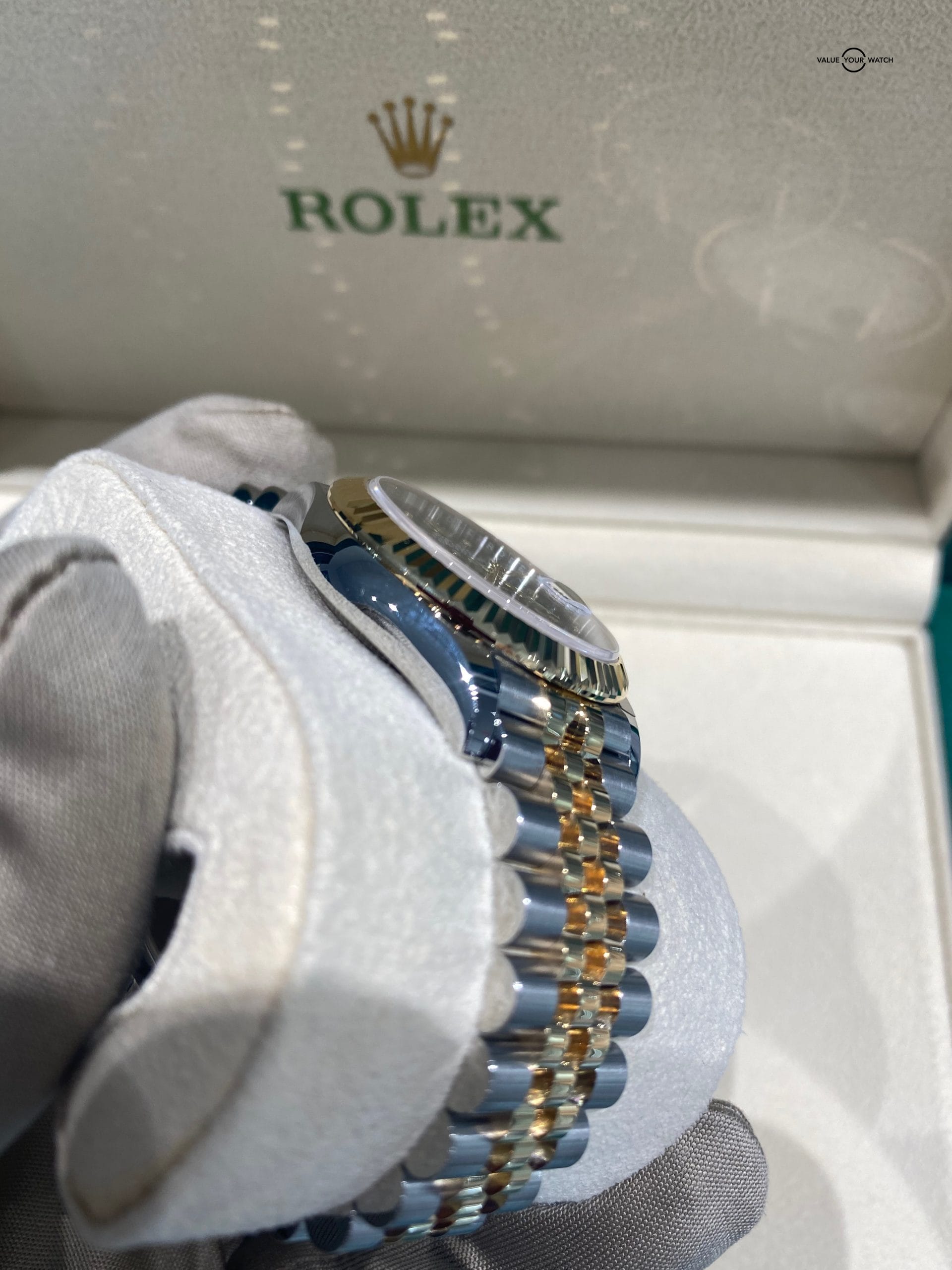 New Model 2022 Rolex Datejust 31 Floral Olive Green Diamond Dial 278273 - Image 8