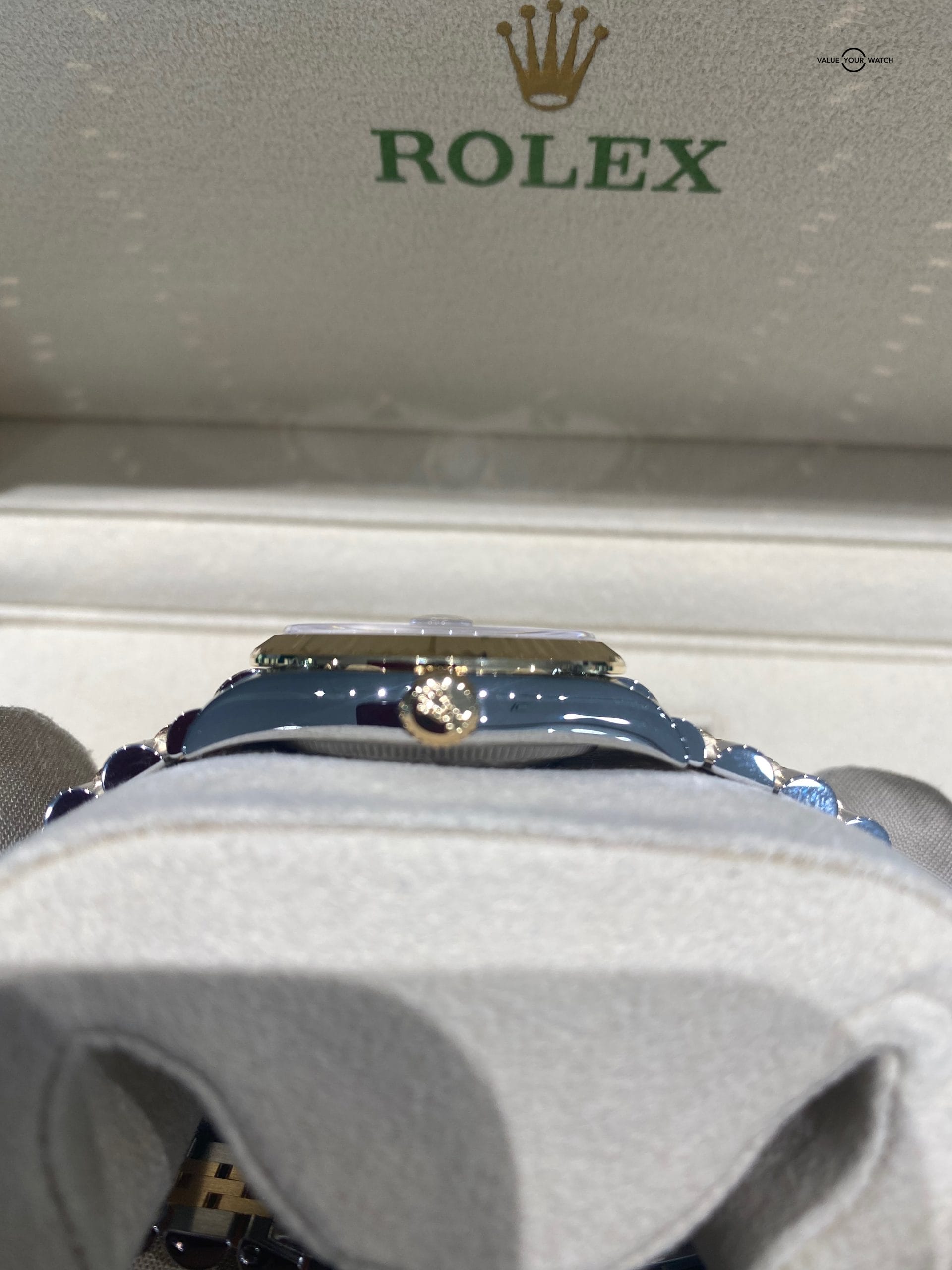 New Model 2022 Rolex Datejust 31 Floral Olive Green Diamond Dial 278273 - Image 5