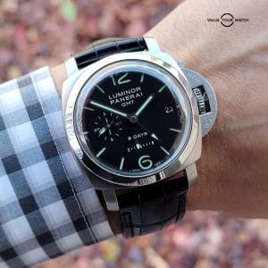 Luminor 1950 8 Days GMT 44mm Steel Full Set Polished PAM00233 PAM233