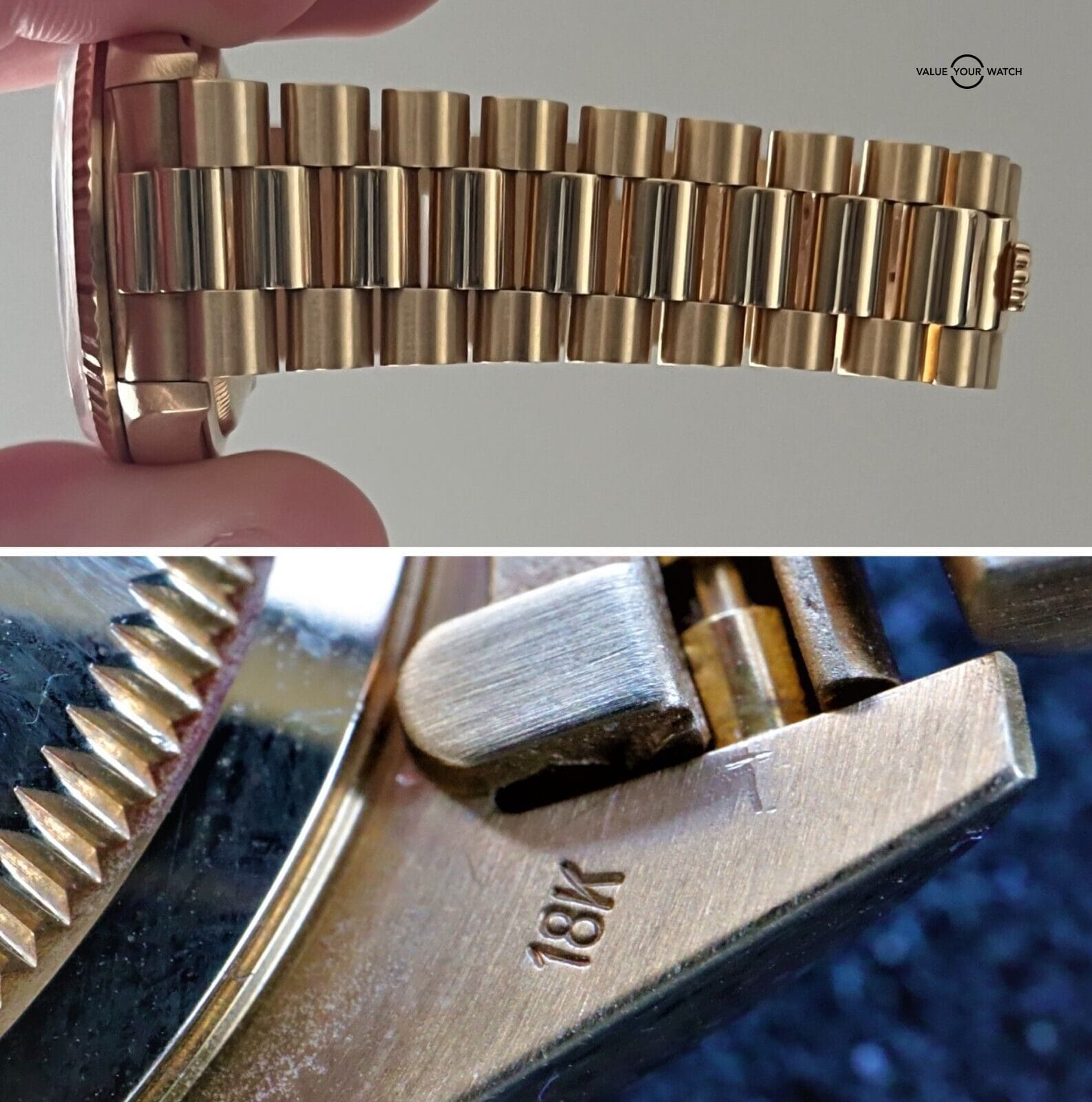 Rolex President Day-Date 18238 36mm 18K Yellow Gold White Roman Dial! - Image 6