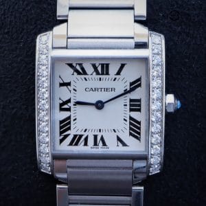 Cartier Tank Francaise W4TA0009 Midsize Ladies Box/Papers!