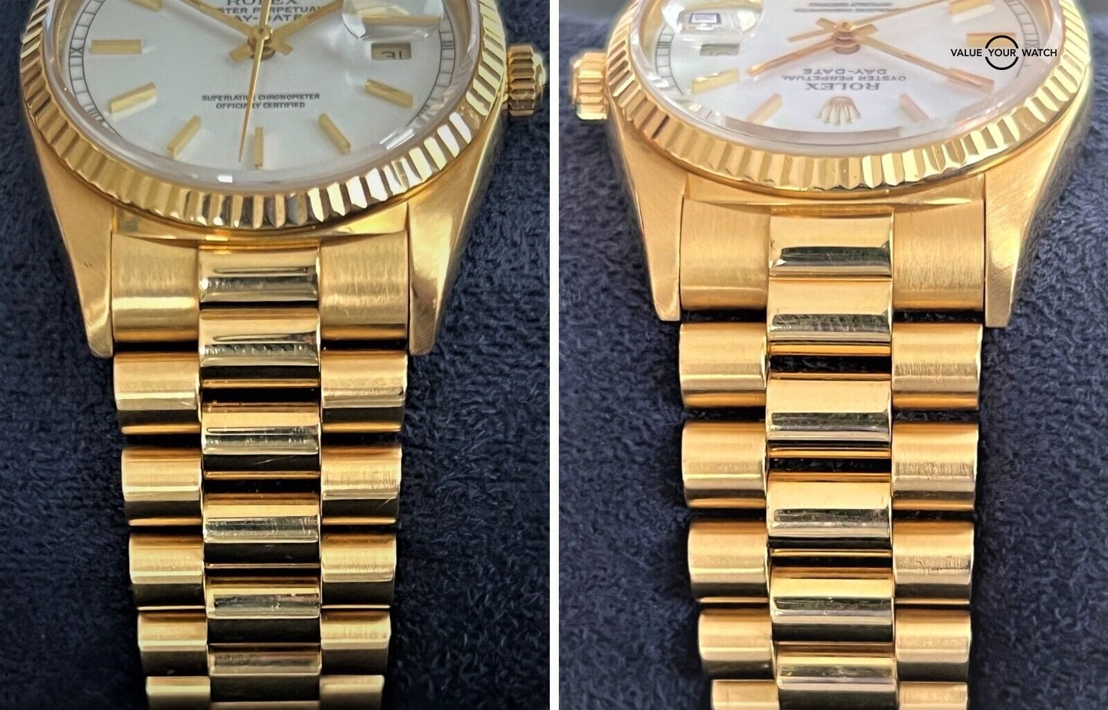 Rolex President Day-Date 18238 36mm 18K Yellow Gold White Dial! - Image 5