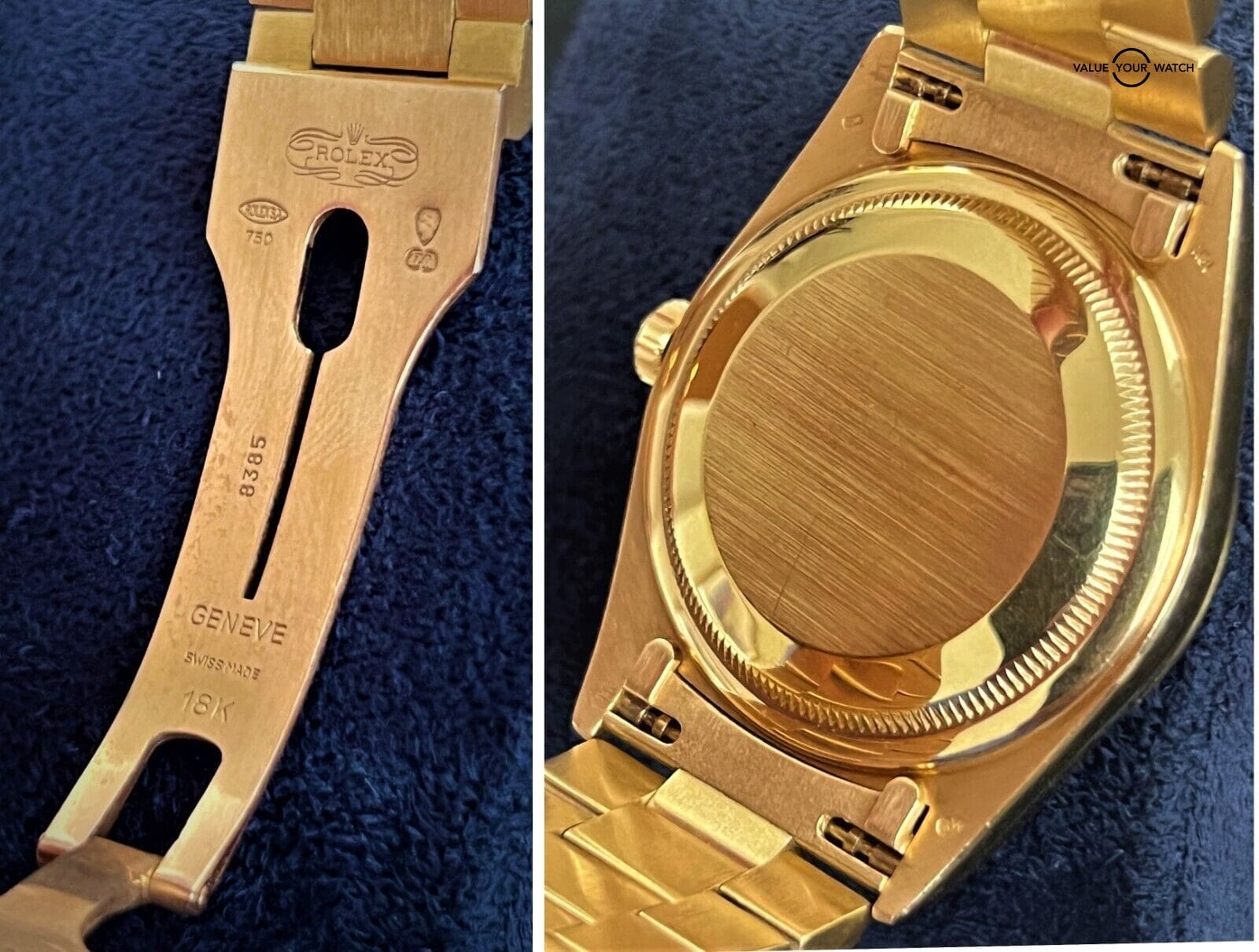 Rolex President Day-Date 18238 36mm 18K Yellow Gold White Dial! - Image 7