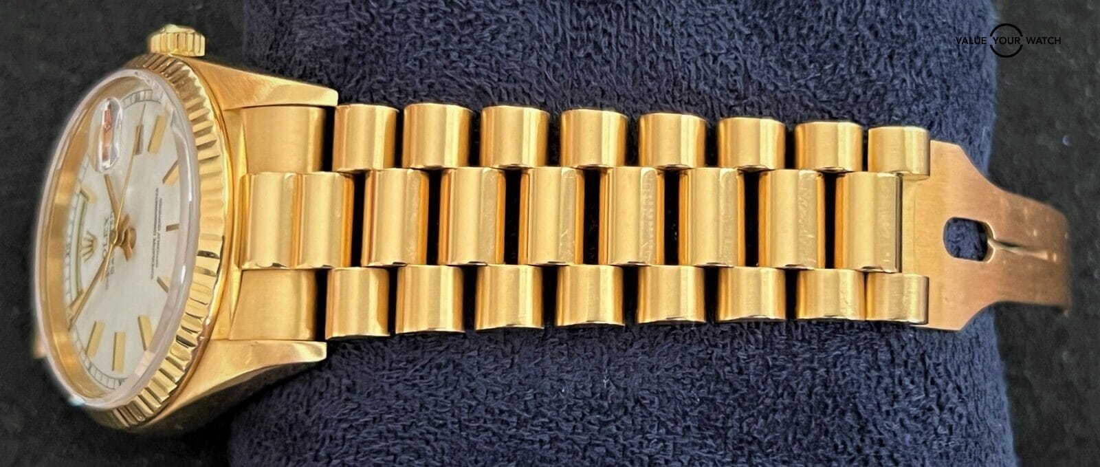 Rolex President Day-Date 18238 36mm 18K Yellow Gold White Dial! - Image 10