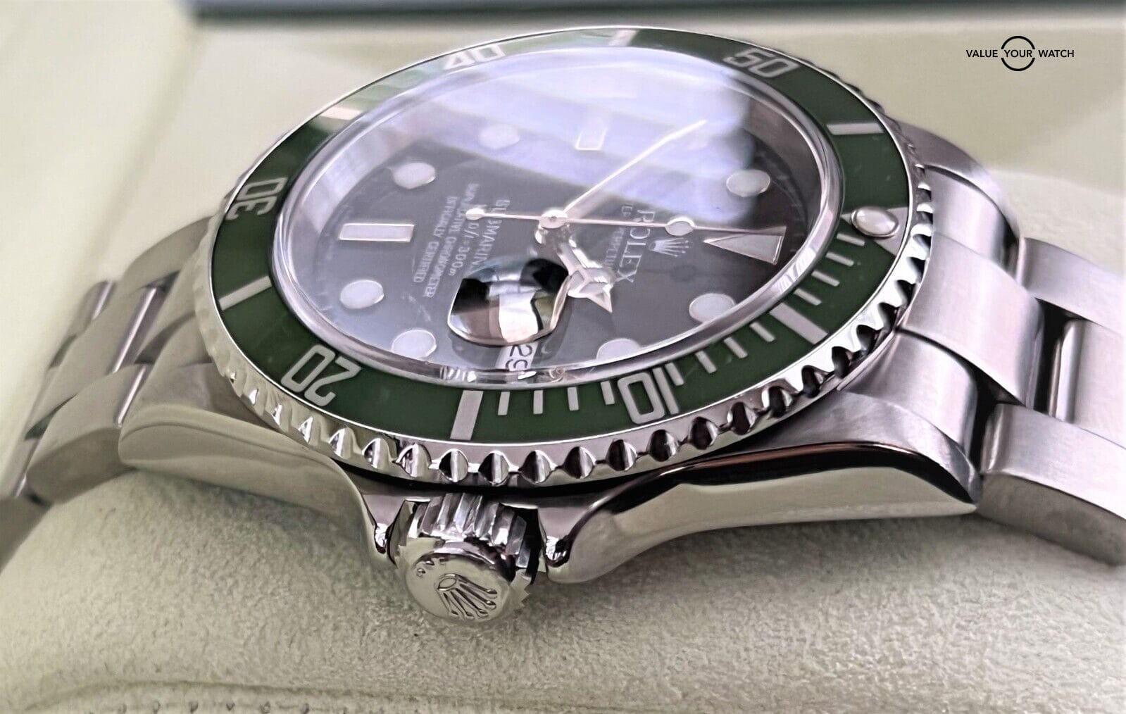 Rolex Submariner Kermit 16610LV Stainless Steel Green Bezel/Black Dial/Serviced! - Image 7