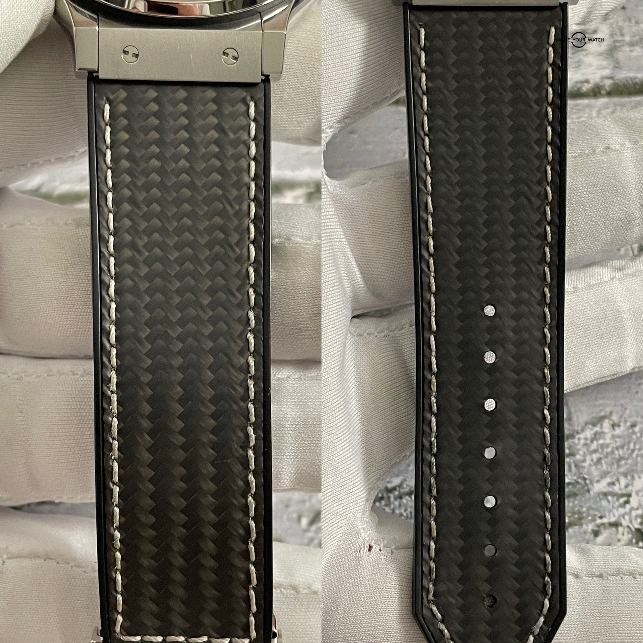 Hublot Classic Fusion 45mm Titanium Carbon Fiber Dial and Strap – Full Set + Travel Case! - Image 12