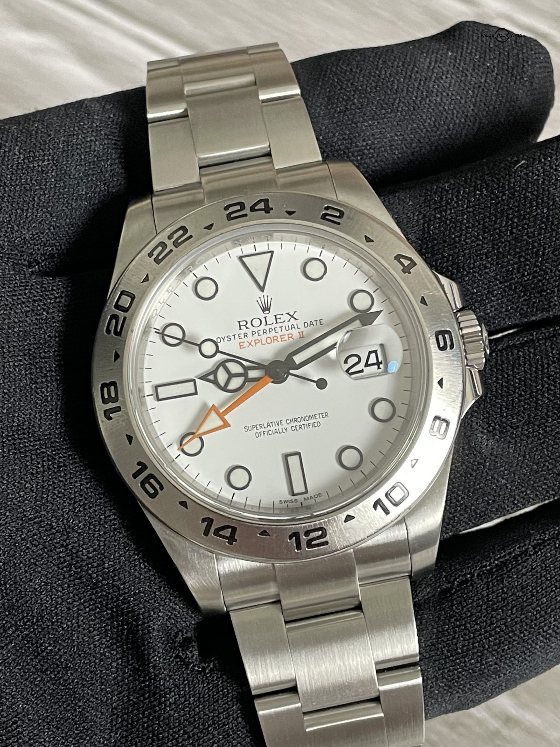 Rolex Explorer II 42mm White Polar Dial GMT – 216570 – Full Set 2016 - Image 3