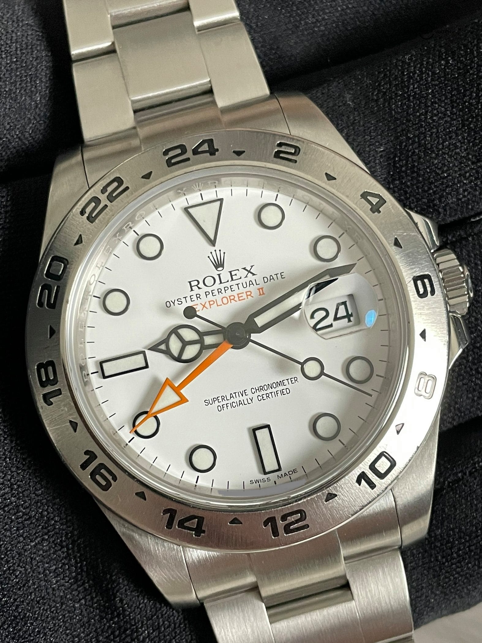 Rolex Explorer II 42mm White Polar Dial GMT – 216570 – Full Set 2016 - Image 4