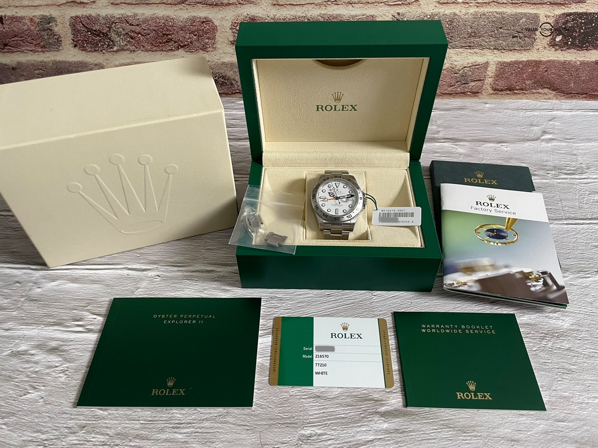 Rolex Explorer II 42mm White Polar Dial GMT – 216570 – Full Set 2016 - Image 9