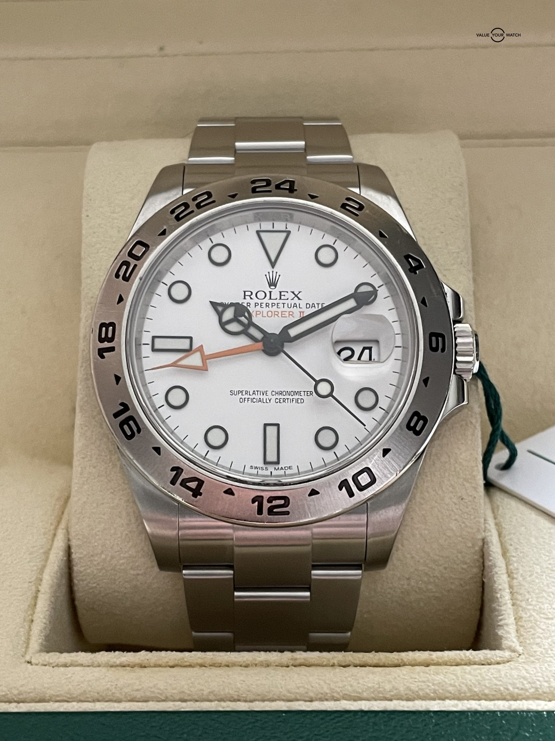 Rolex Explorer II 42mm White Polar Dial GMT – 216570 – Full Set 2016 - Image 5