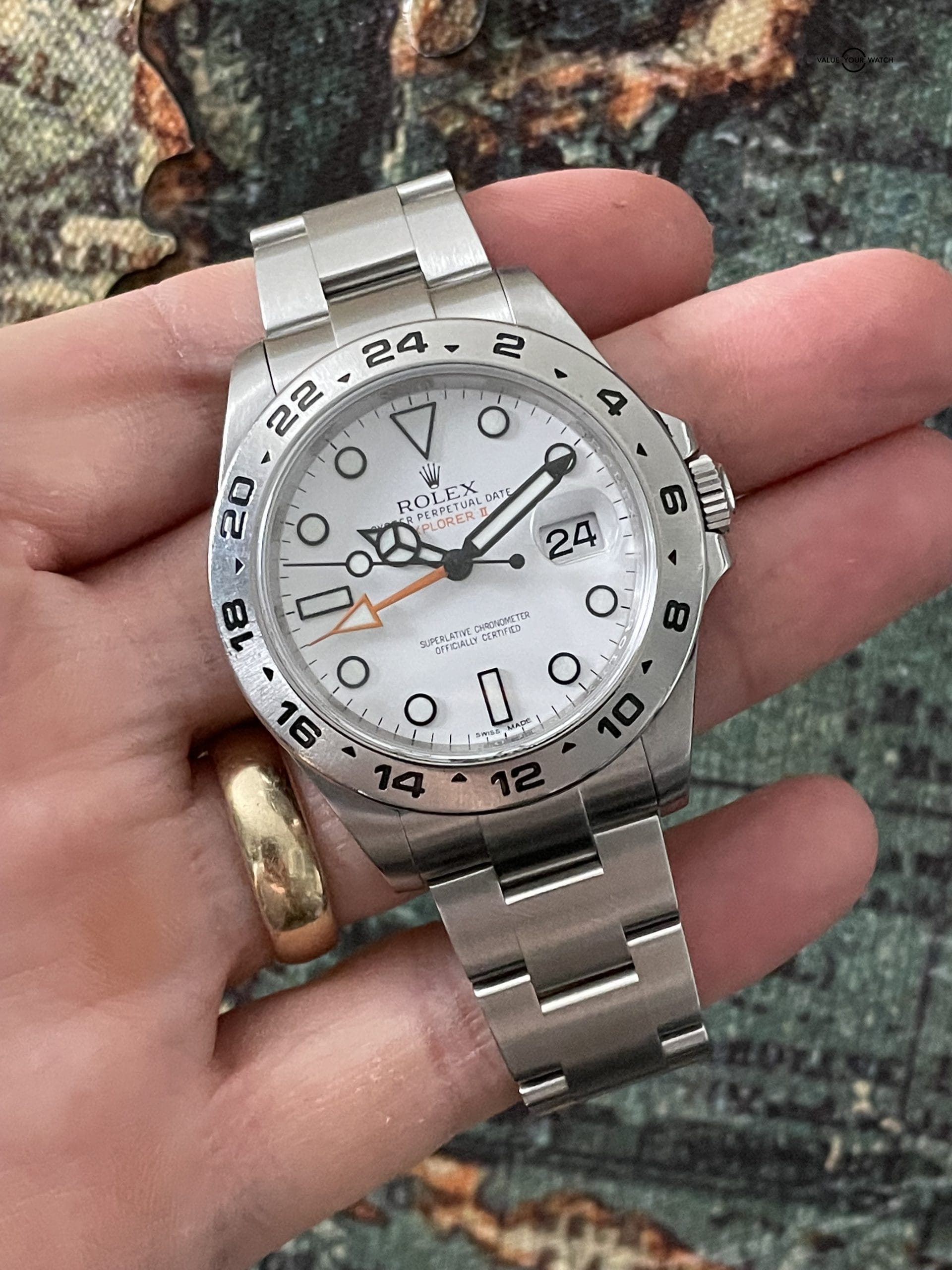 Rolex Explorer II 42mm White Polar Dial GMT – 216570 – Full Set 2016 - Image 14