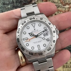 Rolex Explorer II 42mm White Polar Dial GMT – 216570 – Full Set 2016