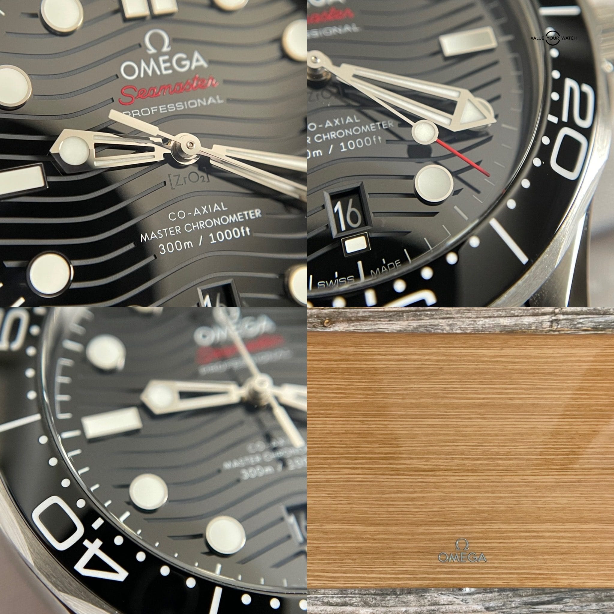 Omega Seamaster Diver 300M NEW Black Rubber Strap – Full Set! - Image 7