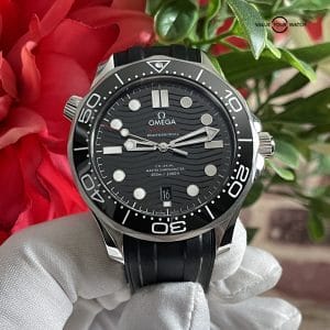 Omega Seamaster Diver 300M NEW Black Rubber Strap – Full Set!