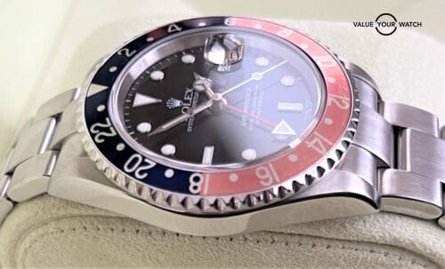 Rolex GMT Master II Pepsi 16710 No Holes Blue Red Stainless Steel 40mm! - Image 8
