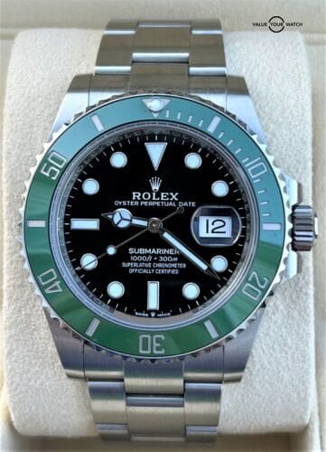Rolex Submariner 126610LV 41mm Green Kermit Boxes/Papers!