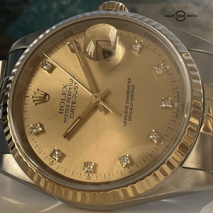 ROLEX DATEJUST Men's Automatic Diamond 16233G