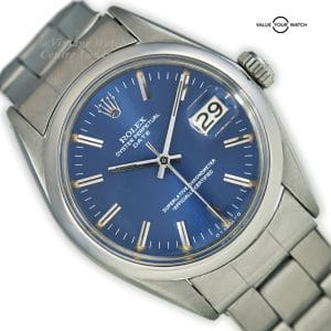 Rolex Oyster Perpetual Date Ref.1500 1967 Blue Dial