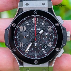 Hublot Big Bang 44 Ceramic Steel $14K MSRP Complete Carbon Fiber 301.SB.131.RX