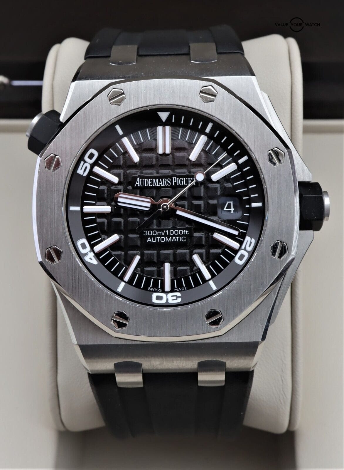 Audemars Piguet Royal Oak Offshore Diver 42mm Automatic 15703ST Boxes/Papers!