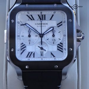Cartier Santos De Cartier Chronograph 43mm WSSA0017 MINT/Boxes/Papers!