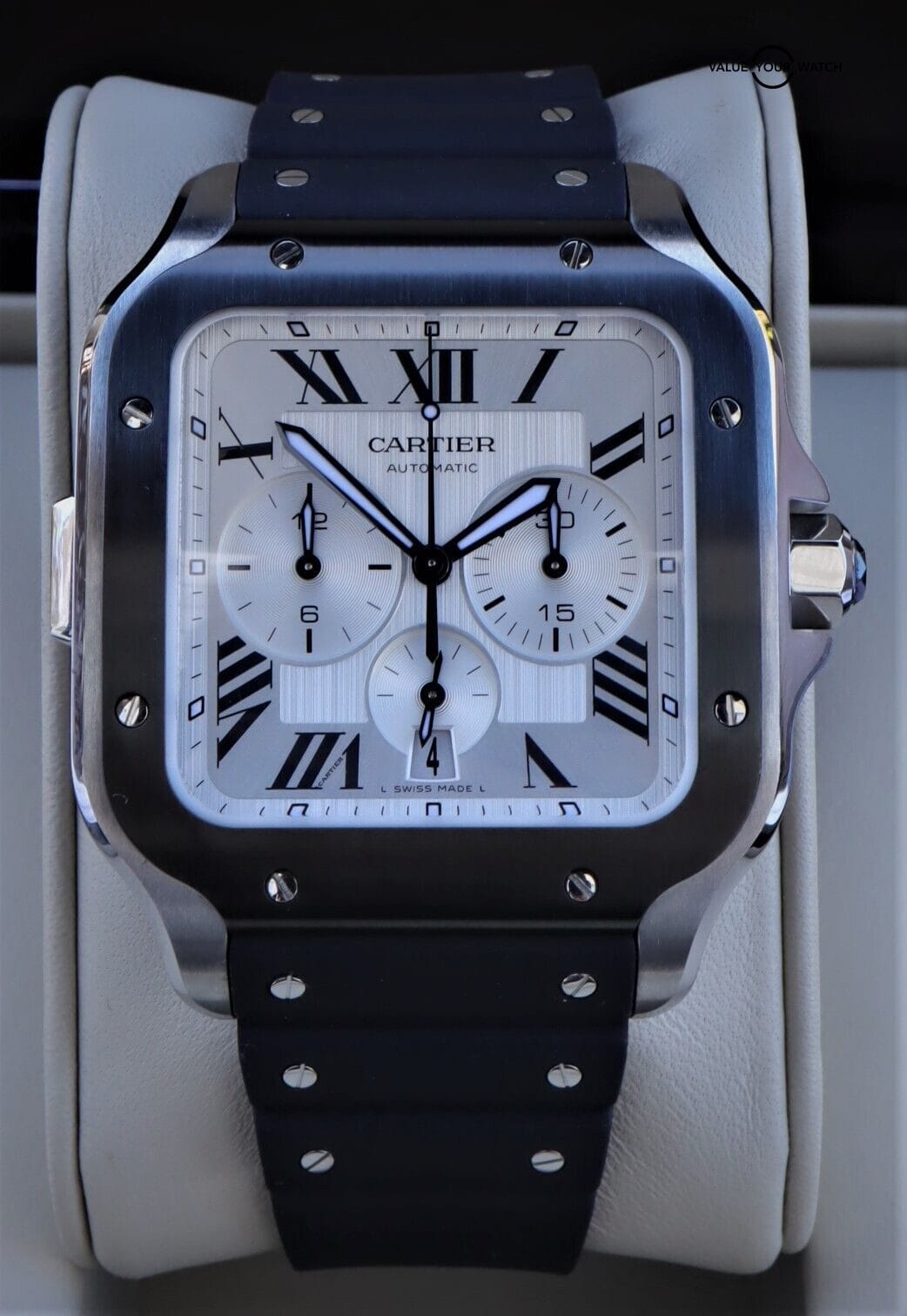 Cartier Santos De Cartier Chronograph 43mm WSSA0017 MINT/Boxes/Papers! - Image 4