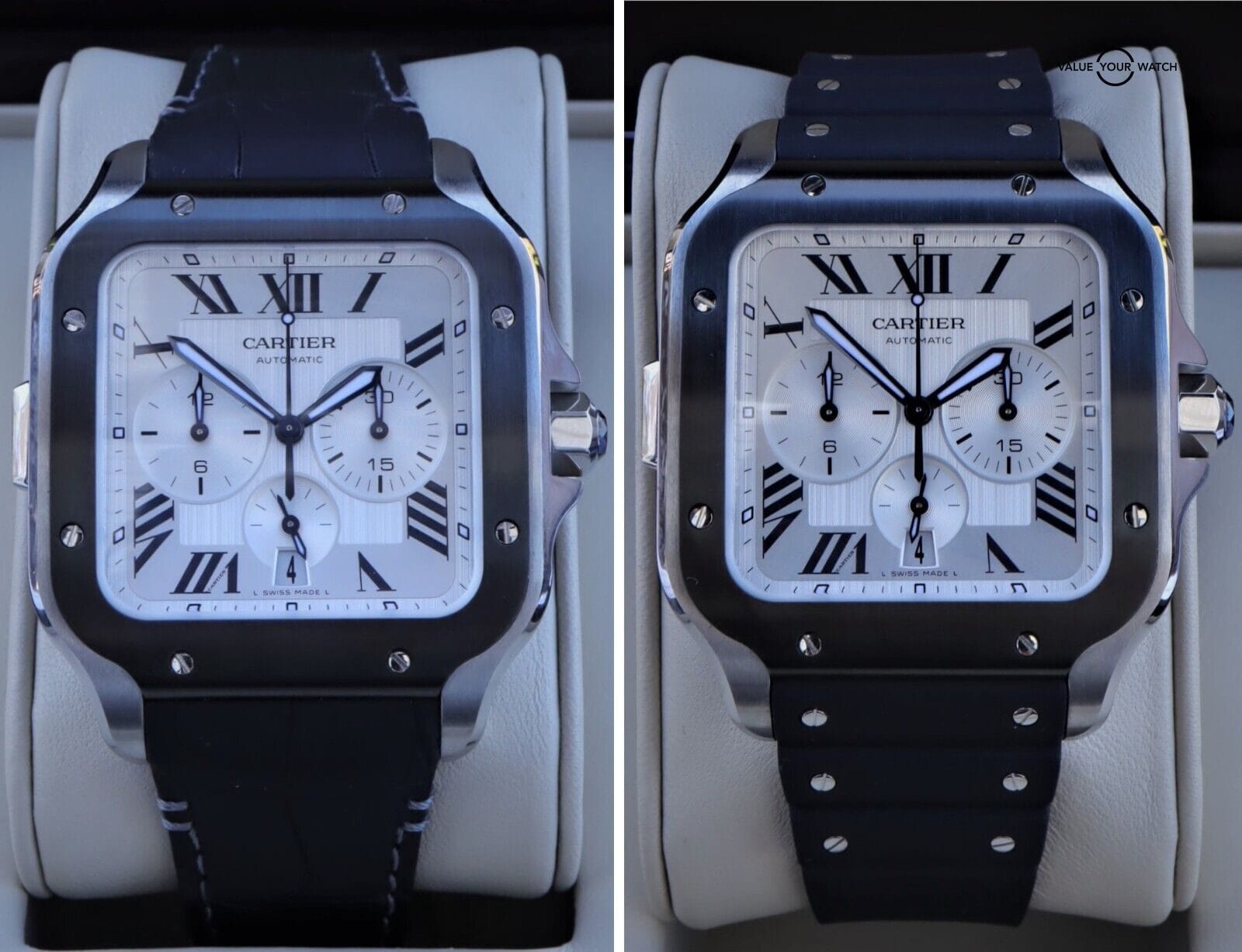 Cartier Santos De Cartier Chronograph 43mm WSSA0017 MINT/Boxes/Papers! - Image 5