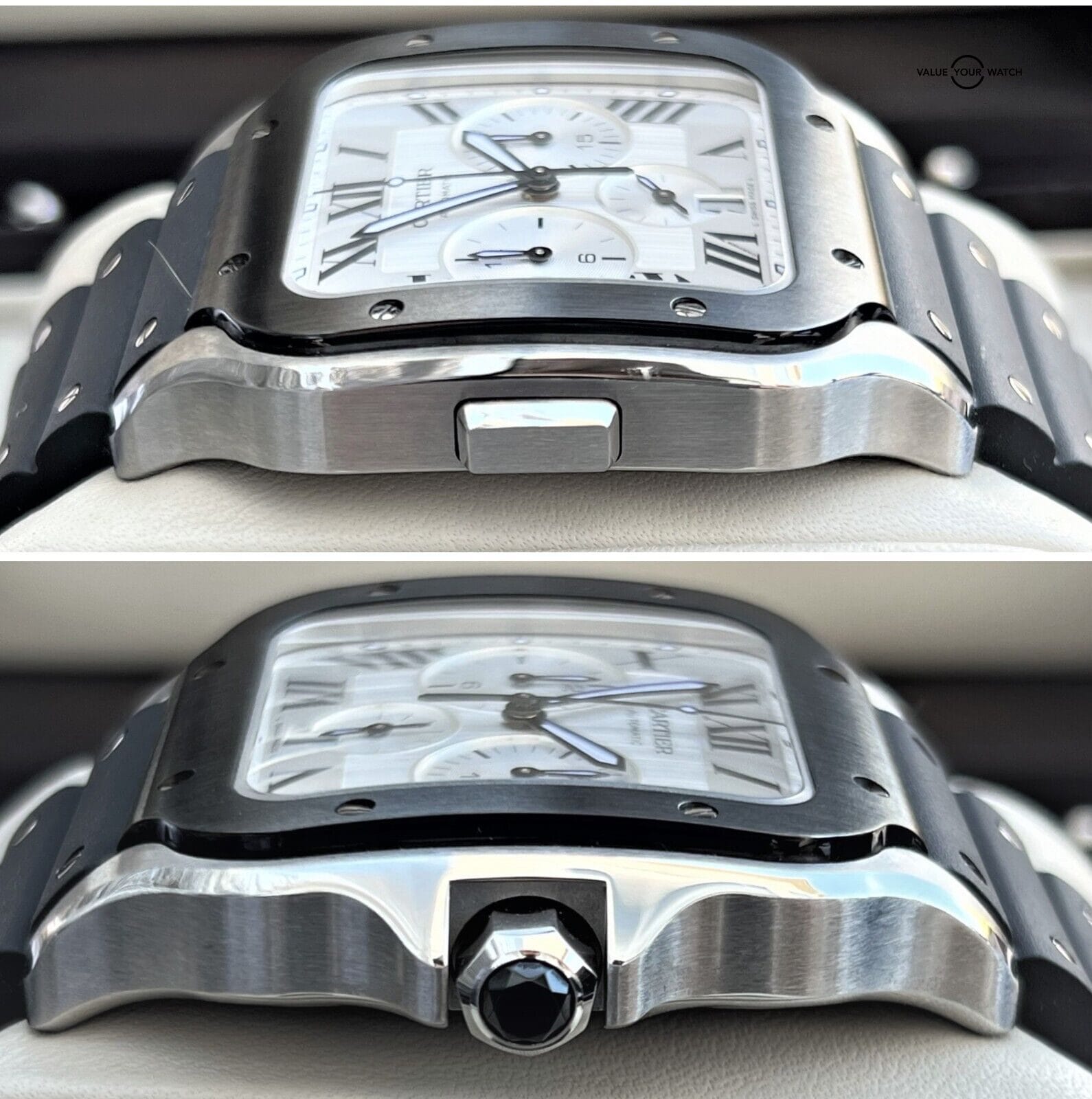 Cartier Santos De Cartier Chronograph 43mm WSSA0017 MINT/Boxes/Papers! - Image 11