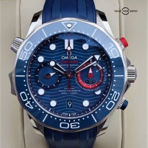 Omega Seamaster 300 Chronograph America’s Cup 210.30.44.51.03.002 Boxes/Papers!