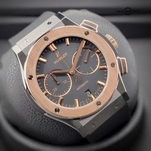 Hublot Classic Fusion Chronograph 45mm King Gold Steel Rose Gold 521.NO.1181.LR