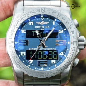 Breitling Cockpit B50 Professional 46 Air Force Blue Titanium Bracelet EB5010
