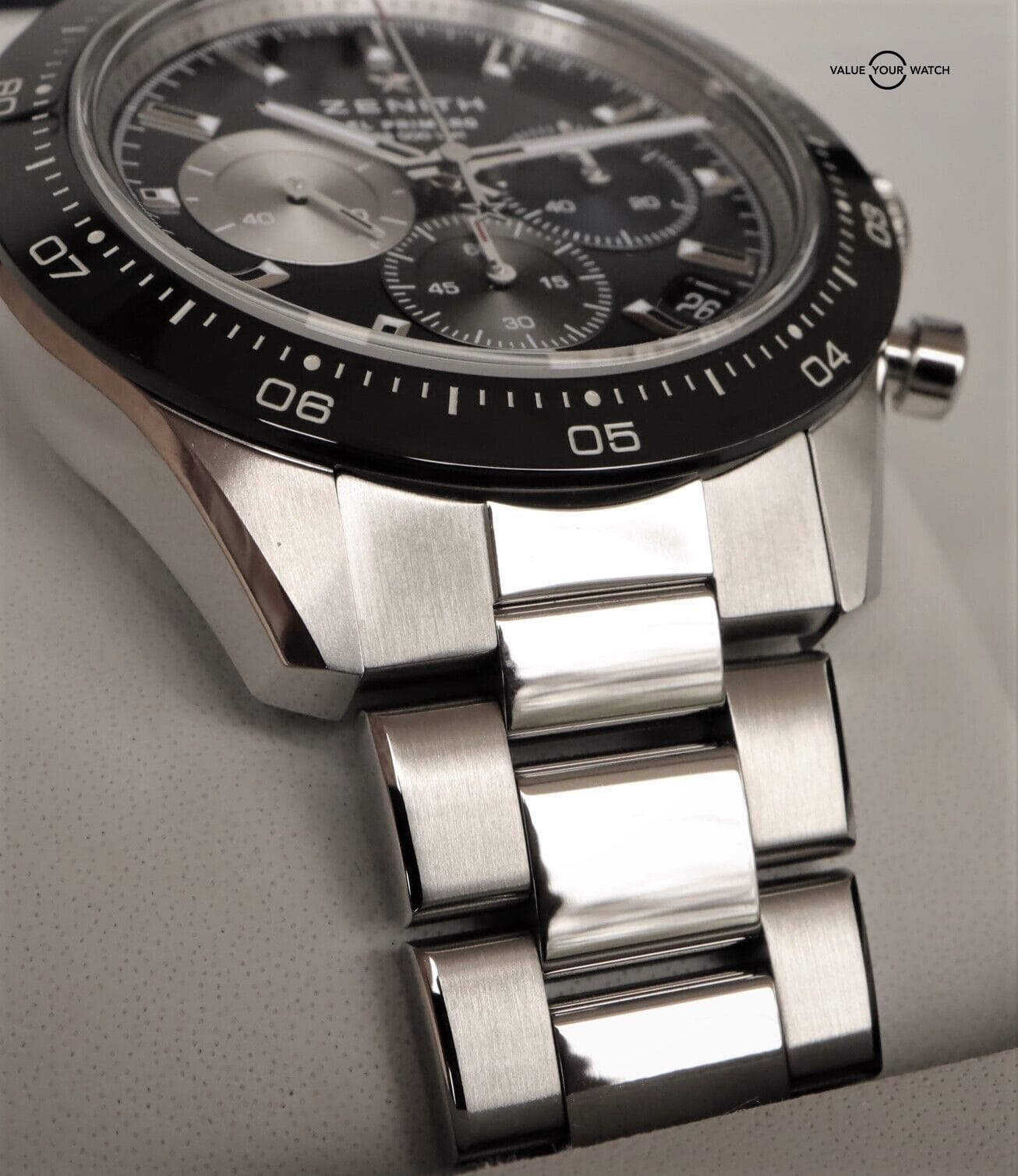 Zenith Chronomaster Sport Black Dial Ceramic Bezel 41mm Complete Set! - Image 8