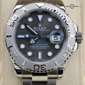 Rolex Yacht-Master 116622 SS & Platinum Slate Dial 40mm!
