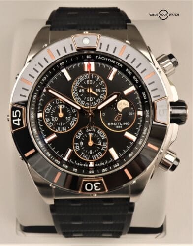 BREITLING Super Chronomat 44mm SS & 18K Rose Gold Four Year Calendar I19320251B1