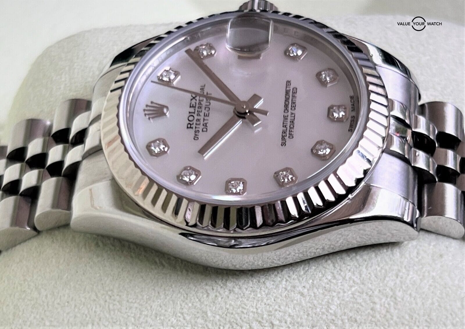 Rolex Datejust 31mm 178274 Mother Of Pearl Diamond Dial Box/Papers - Image 8