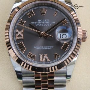 Rolex Datejust 36mm 126231 SS & 18K Rose Gold Diamond 6,9 Boxes/Papers