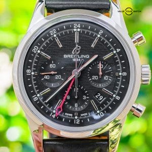 Breitling Transocean Chronograph GMT Limited Edition $9K MSRP Complete AB0451