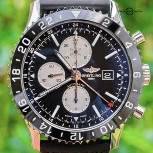 Breitling Chronoliner 46 Complete Boxes Papers $8K MSRP Ceramic Black GMT Y24310