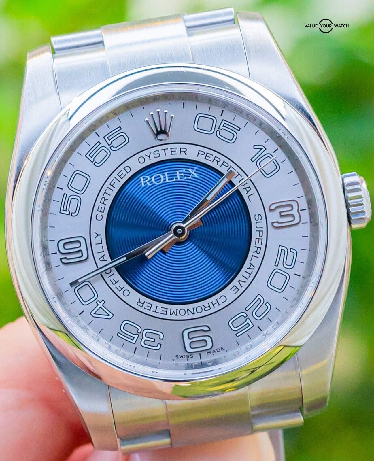 Rolex 116000 concentric discount dial