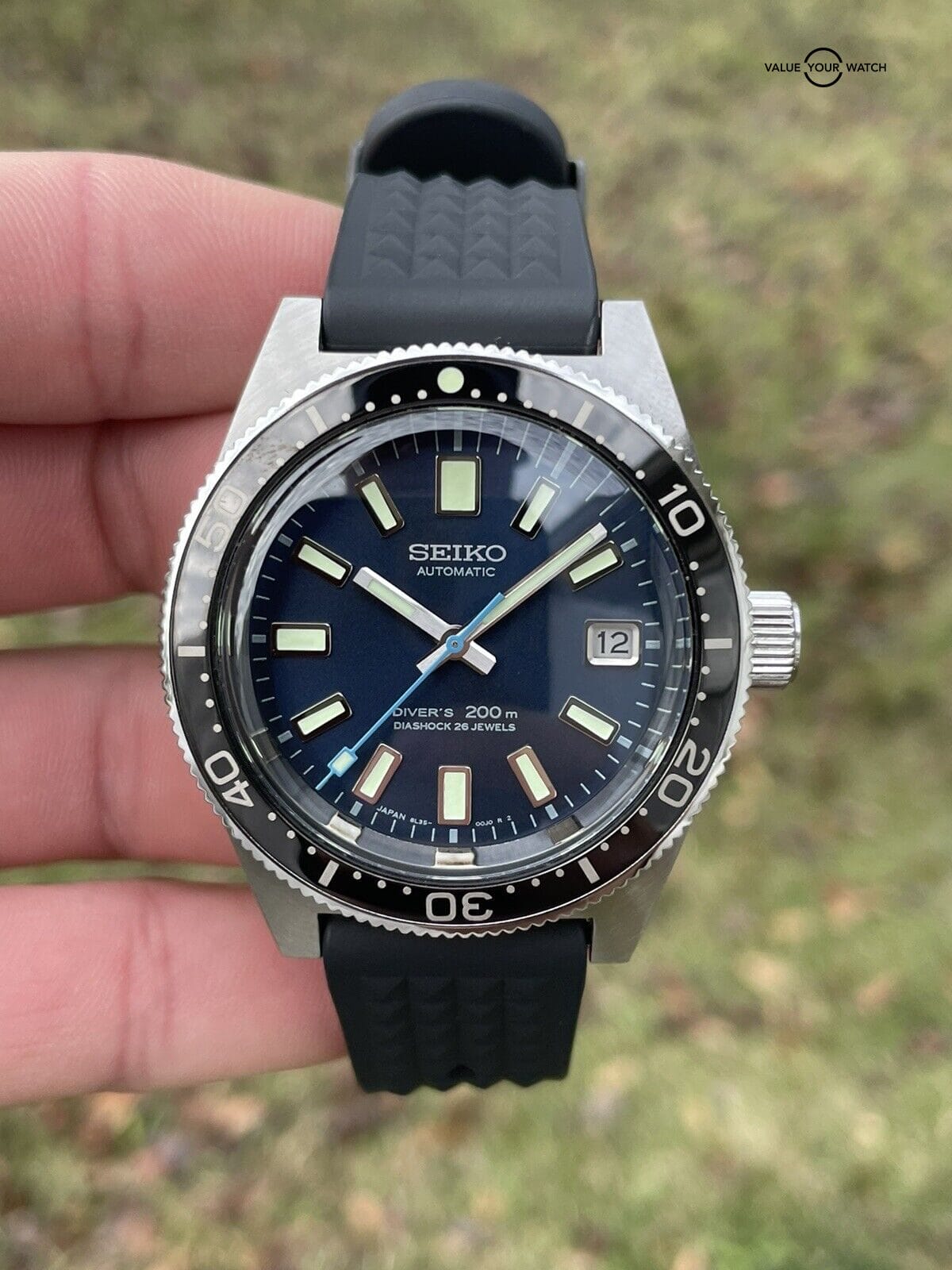 Seiko Prospex 55th Anniversary Blue Diver HiBeat SLA043J1 : Value Your Watch