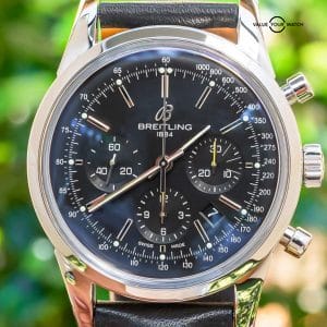 Breitling Transocean Chronograph 43 B01 WARRANTY 2020 Complete Box Papers AB0152