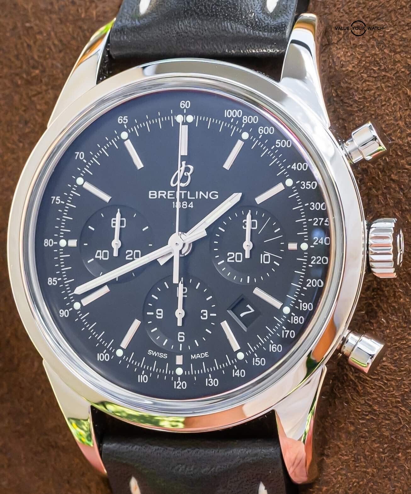 BREITLING  TRANSOCEAN CHRONOGRAPH, REFERENCE AB015212, STAINLESS