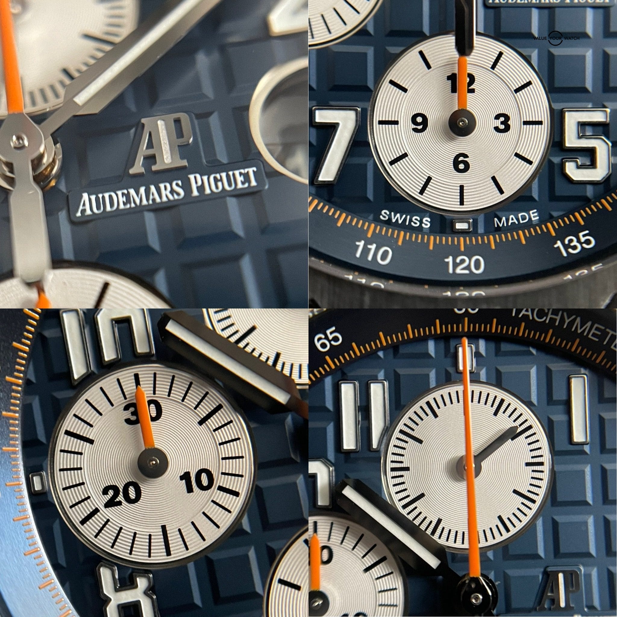 Audemars Piguet Royal Oak Offshore Chronograph 42mm AP Navy Steel – 26470ST.OO.A027CA.01 – Full Set Incredible Condition! - Image 7