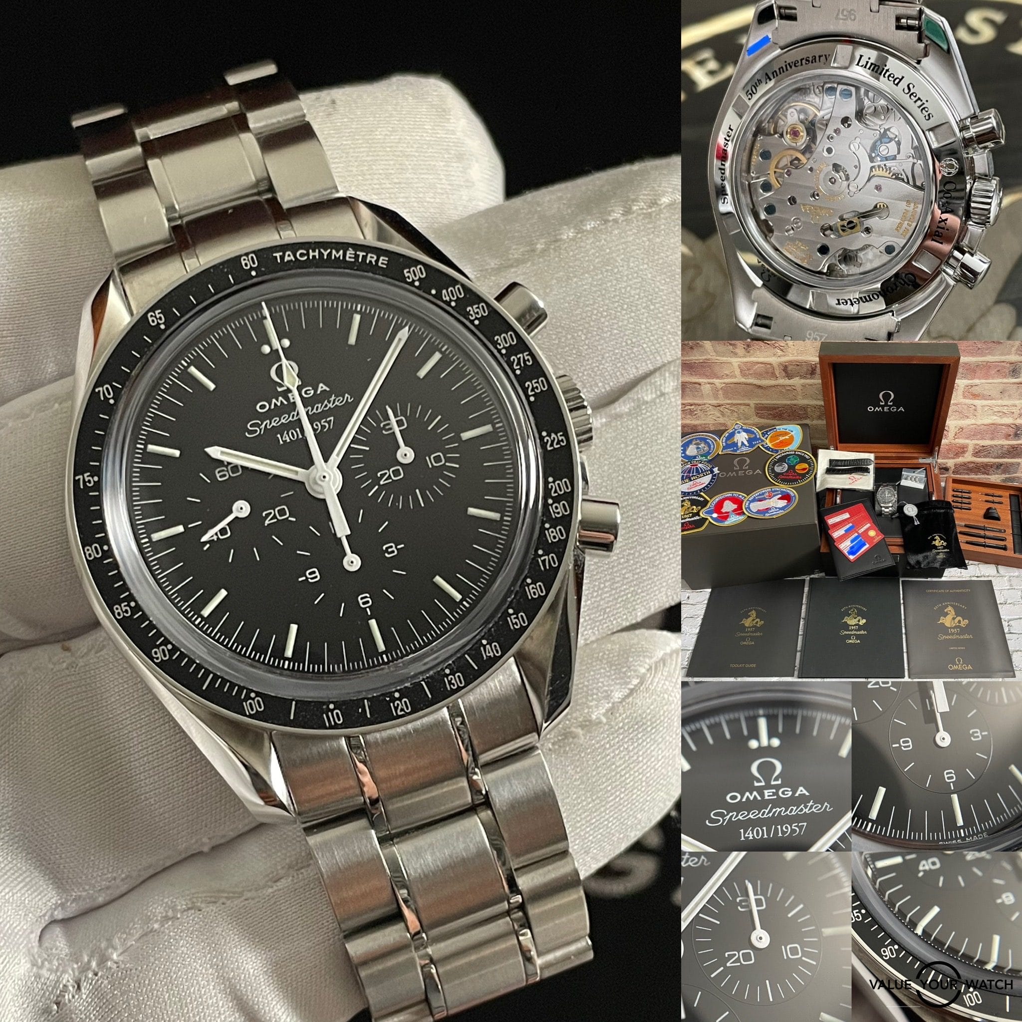 Omega Speedmaster Professional Moonwatch Co-Axial 50th Anniversary Limited Series 42mm Sapphire Sandwich 311.33.42.50.01.001