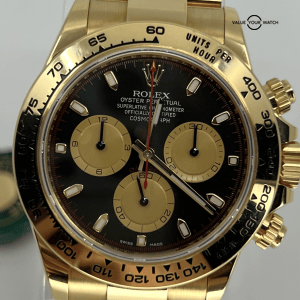 Rolex 2020 BoxPapers 18k Yellow Gold Paul Newman Dial Daytona Black Watch 116508