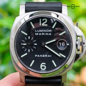 Panerai 48 Luminor Marina 40 Black Dial Deploy Complete Box PAM 00048 PAM00048